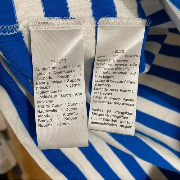 Women’s Lacoste Made In France Striped Organic Cotton T-shirt - Picture 5 of 6